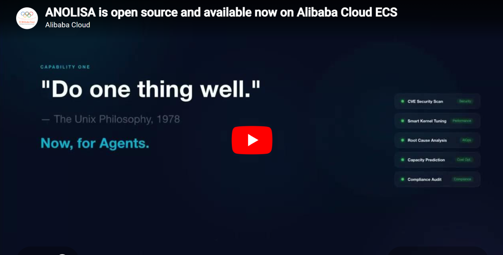 Trakool Ai | ANOLISA is open source and available now on Alibaba Cloud ECS