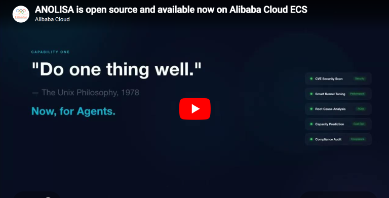 Trakool Ai | ANOLISA is open source and available now on Alibaba Cloud ECS