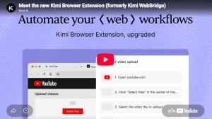 TRAKOOL AI | Meet the new Kimi Browser Extension (formerly Kimi WebBridge)
