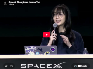 SpaceX AI engineer, Lauren Tan